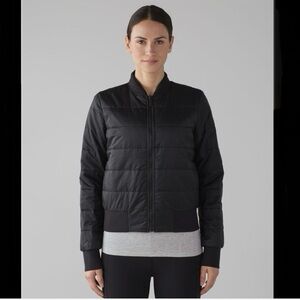 Lululemon Non-Stop Bomber Jacket - Black Size 8